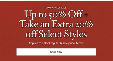 harry rosen boxing day sale.